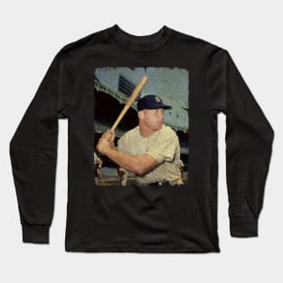 Mickey Mantle - Game 3 of The 1964 World Series Long Sleeve T-Shirt